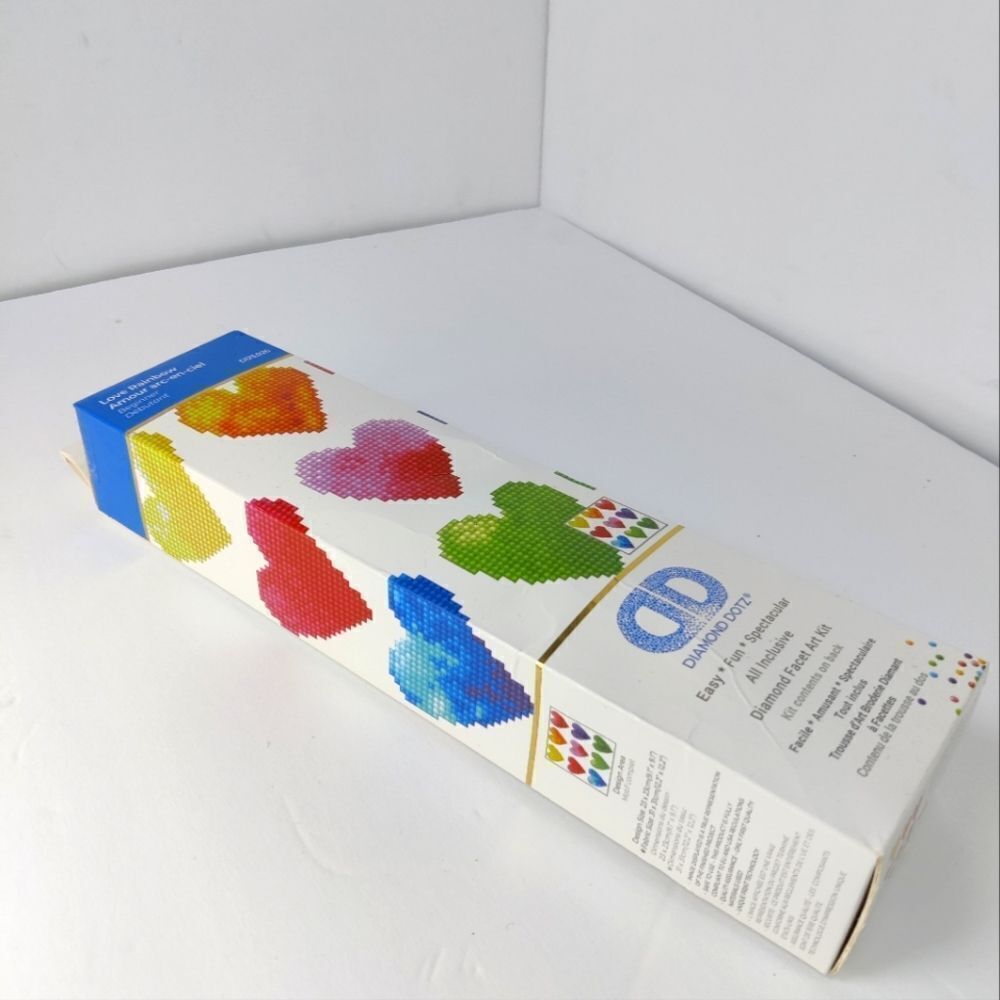 Diamond Dotz Facet Art Kit Love Rainbow Hearts Art Crafts Painting Crystal - Picture 3 of 12